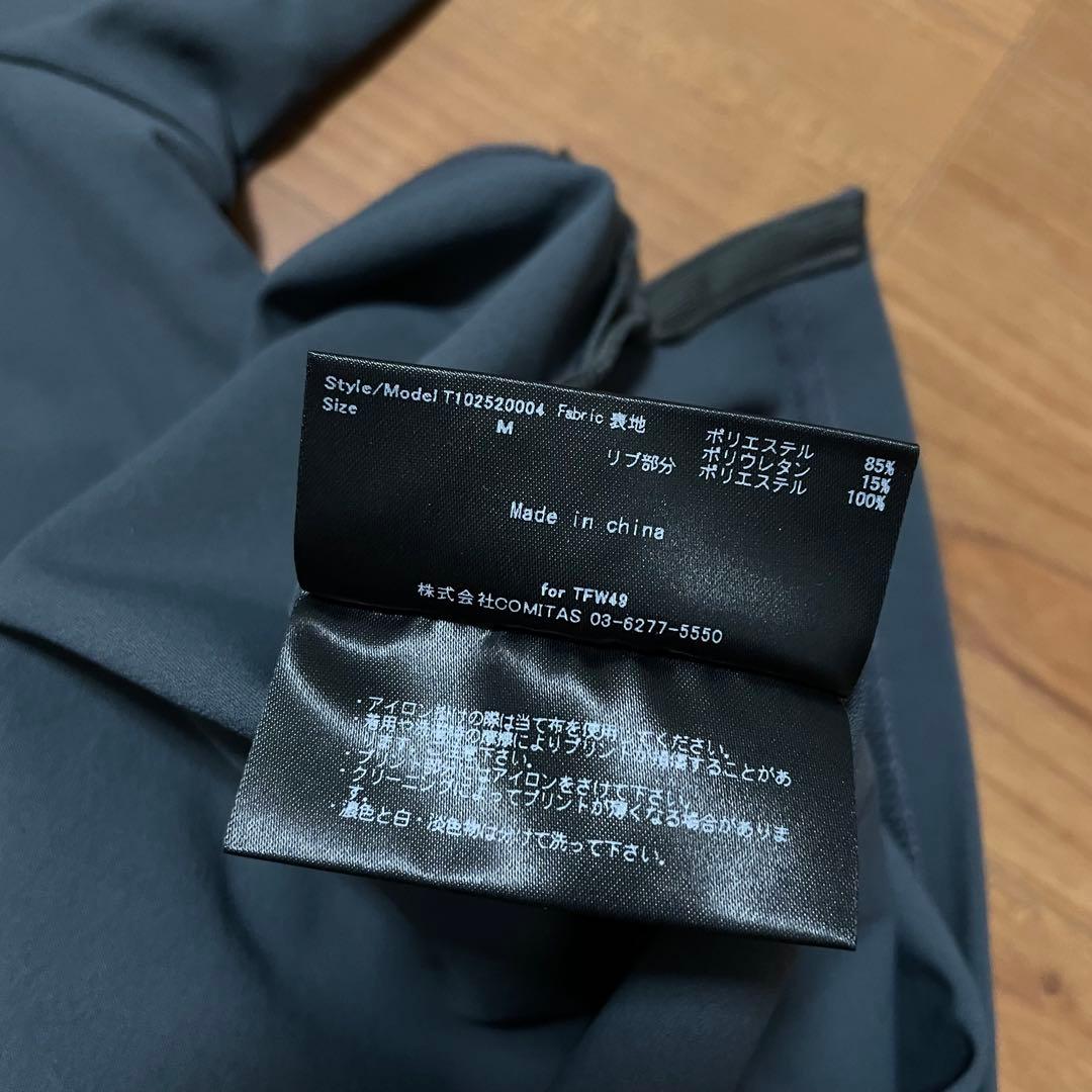 2025新作　TFW49 モックネック　Tシャツ　チャコール　M ゴルフ