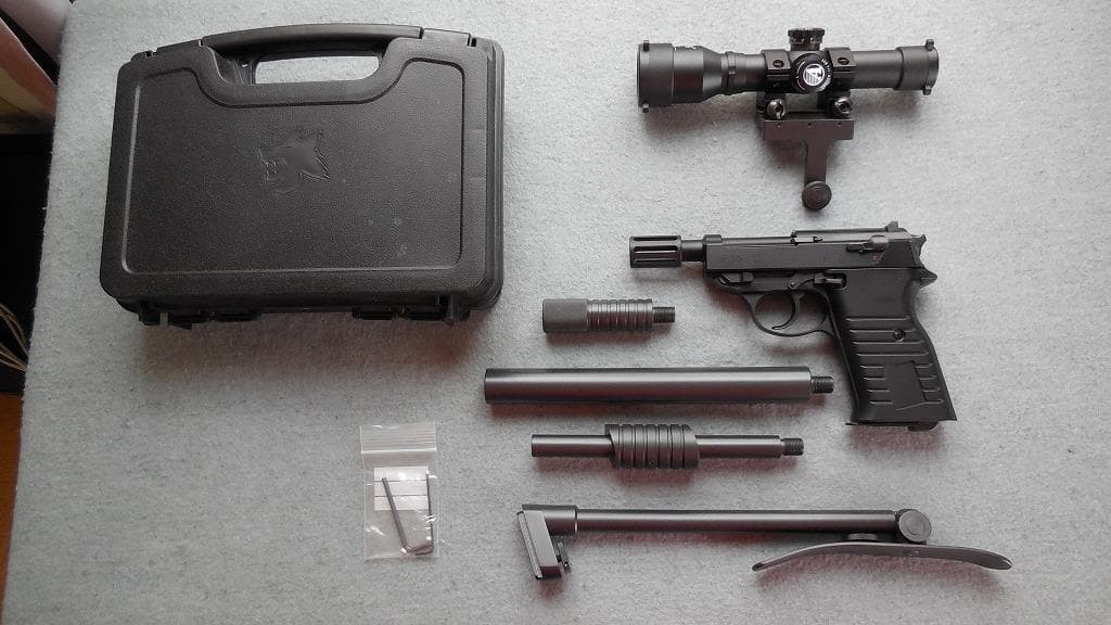 マルゼンワルサーP38デタッチャブル写真の物銃含みますアンクルタイプ　カスタム品