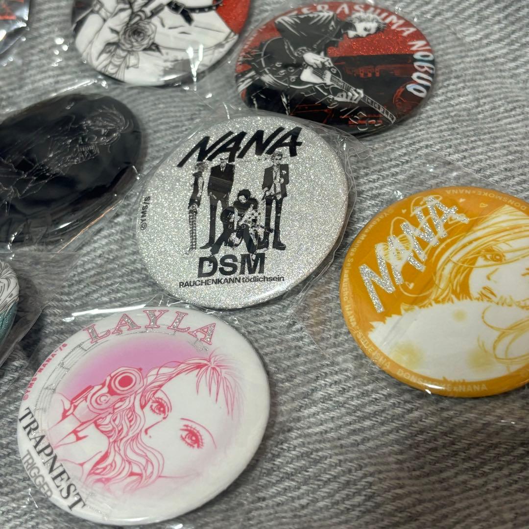 NANA 矢沢あい きらきら缶バッジ セット ビッグサイズ コラボ 海外限定