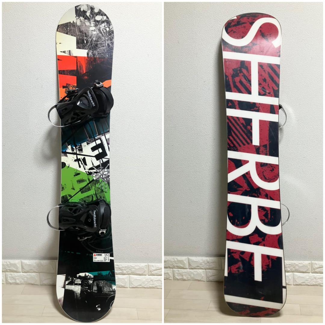 バック付/SHERBETシャーベット スノーボード151/バインディングM/L