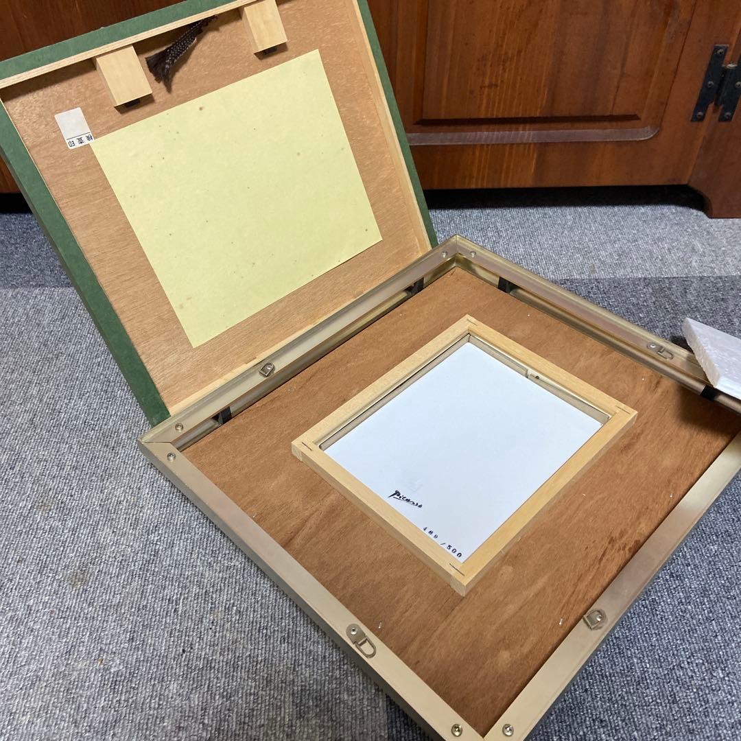 陶版画　パブロ・ピカソ　母と子　489/500