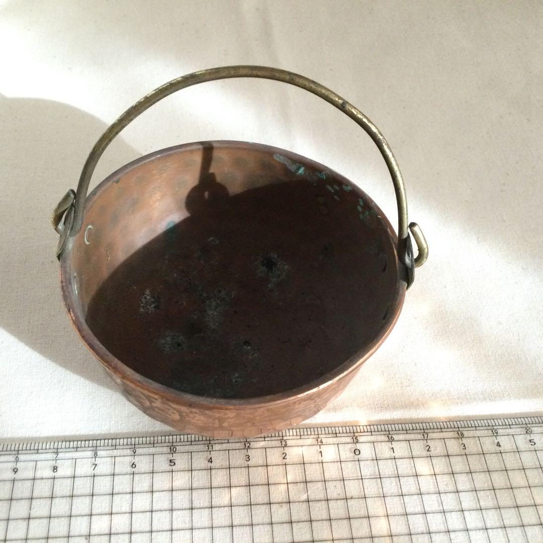 フランスアンティーク　ディネット53 銅製ままごとキッチン道具