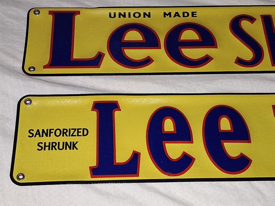 オ*ン様 デッド リー 看板 3枚セット 新品 未使用 40's 50's 復刻