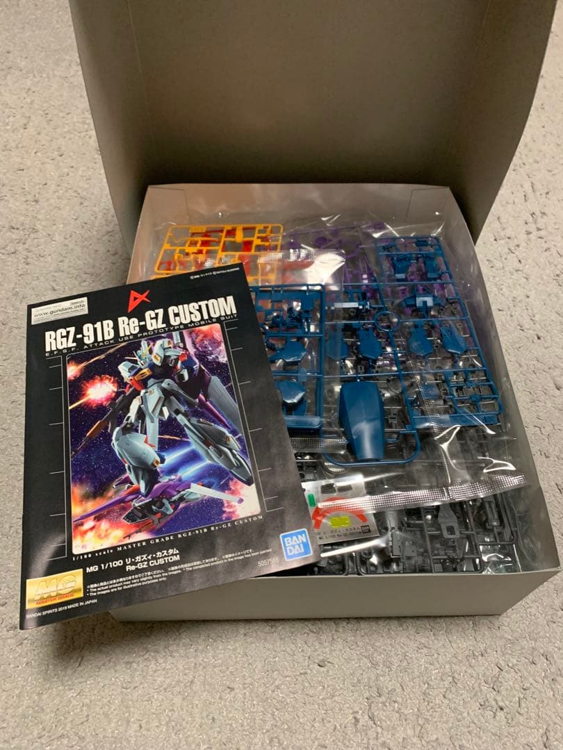 プレミアムバンダイ限定　MG リガズィ　カスタム　未組み立て品