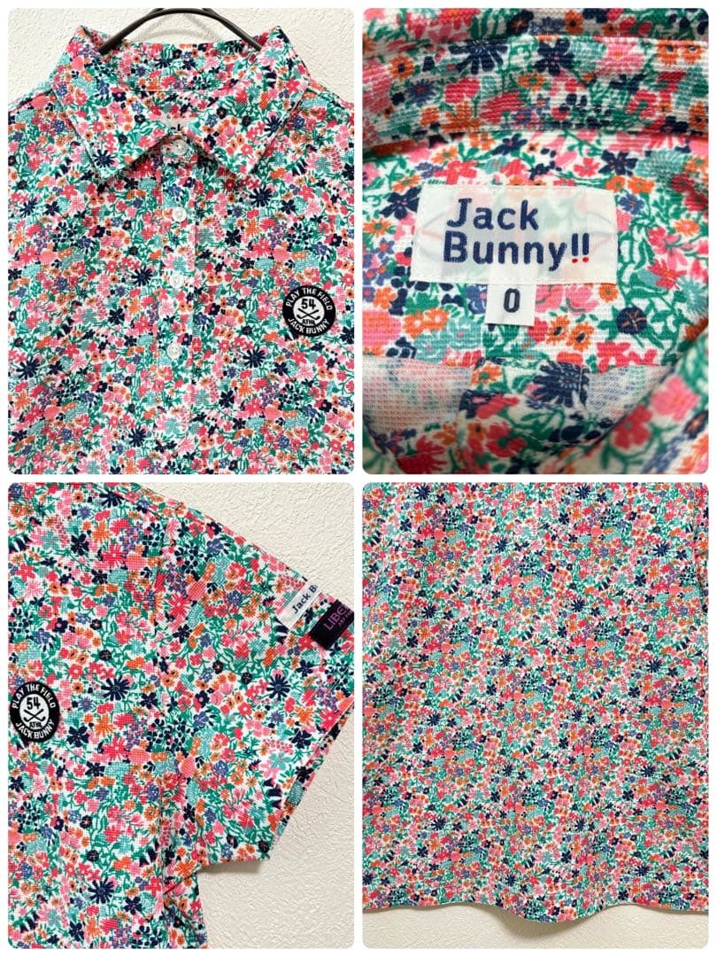 JackBunny!!ゴルフウェアセット ポロシャツ0 ミニスカート0 帽子FR