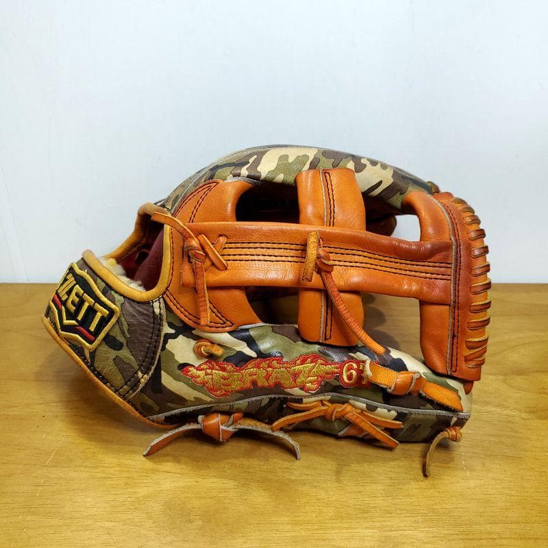 ZETT 支給品 ブラゼル 阪神 T-67 日本製 佐藤印 ゼット 硬式グローブ