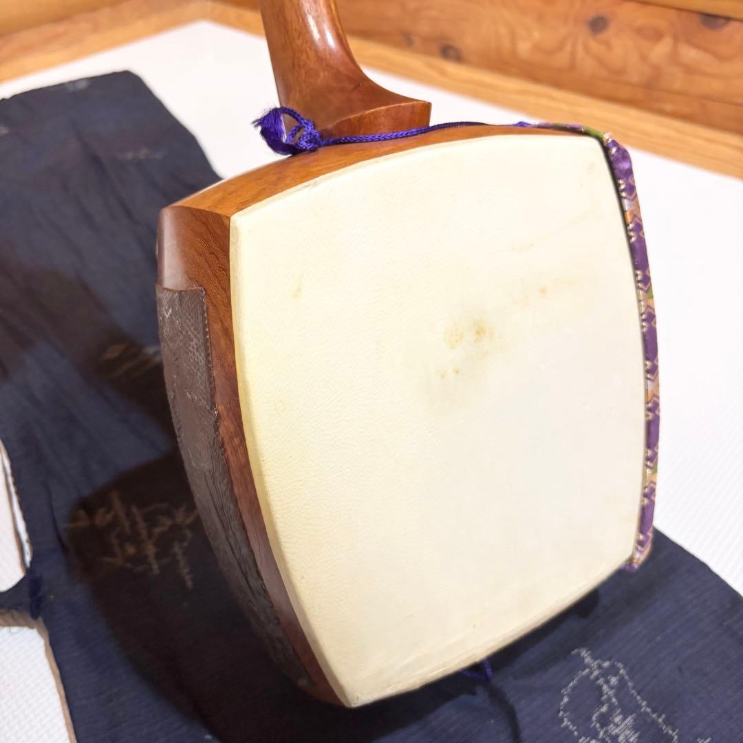 三味線 長唄 東サワリ 丸打胴 中棹 地歌 長唄三味線