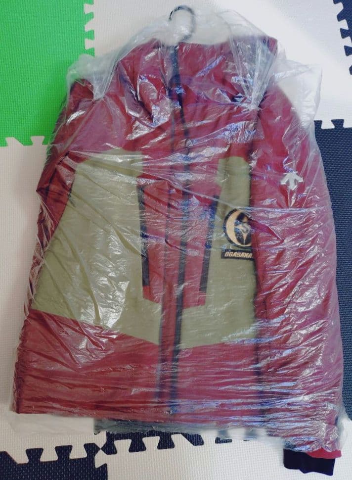 2024オガサカチームスキーウェア ジャケットS、パンツM エンジ色