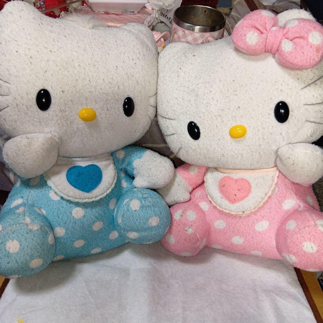 ハローキティダニエルベビーぬいぐるみセット2004年レトロレアバレンタイン