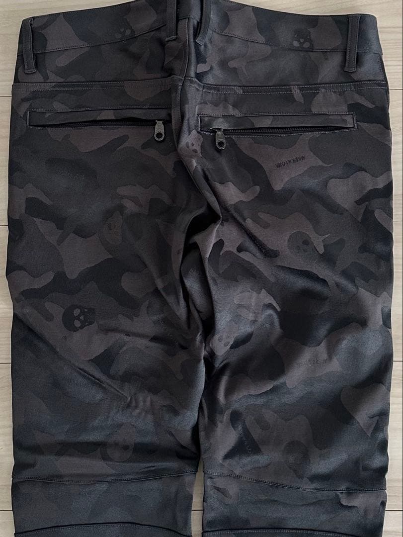 マーク＆ロナ ライダーモデルMLカモ柄5Pパンツ　ブラック