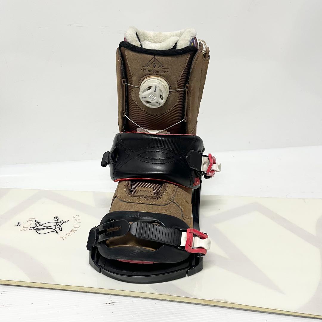 未使用　SALOMON LOTUS レディース　スノボセット　K2 スノーボード