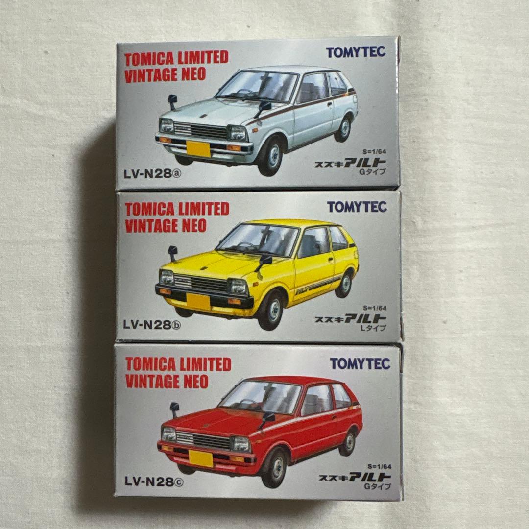 トミカリミテッドヴィンテージネオ　スズキ　アルト　3台セット