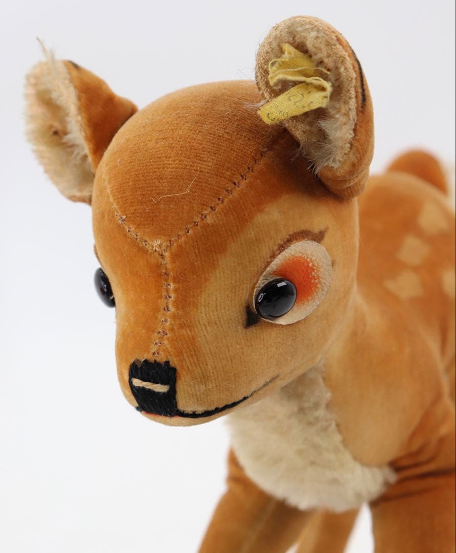 ビンテージ STEIFF バンビ ボタンタグ有り 約22cm