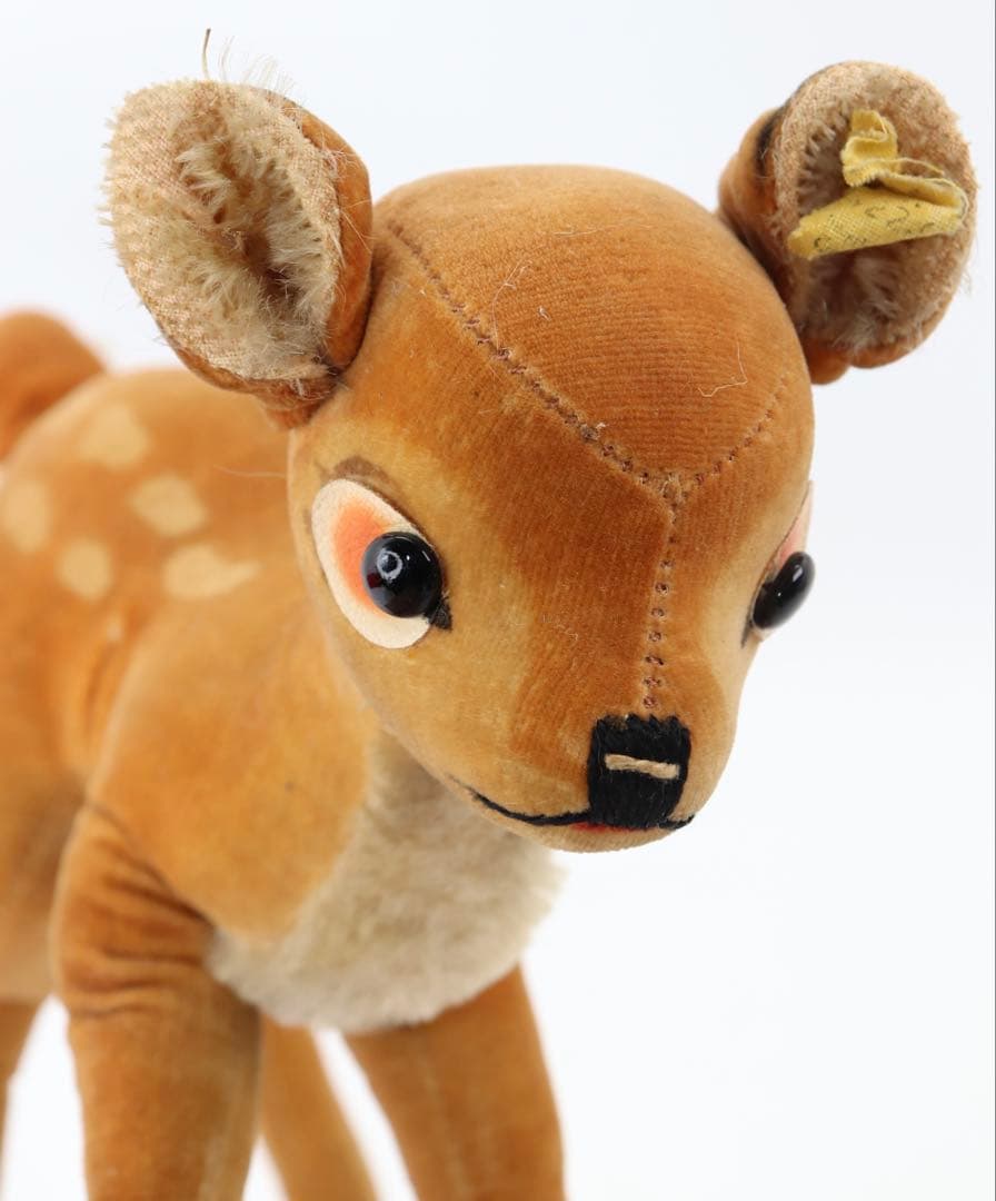 ビンテージ STEIFF バンビ ボタンタグ有り 約22cm