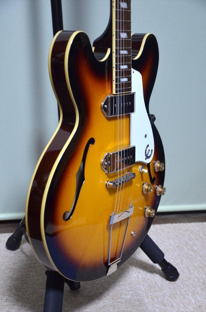 【週末限定】Epiphone Casino フルアコ 美品ほぼ新品・ギグバッグ付