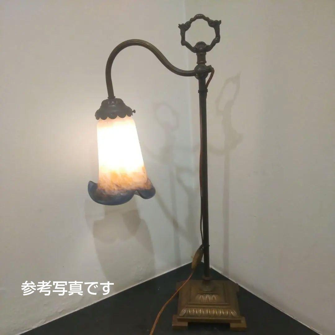 ガラス シェード フランス製 サイン入 アールヌーボー～デコ 洋館 アンティーク