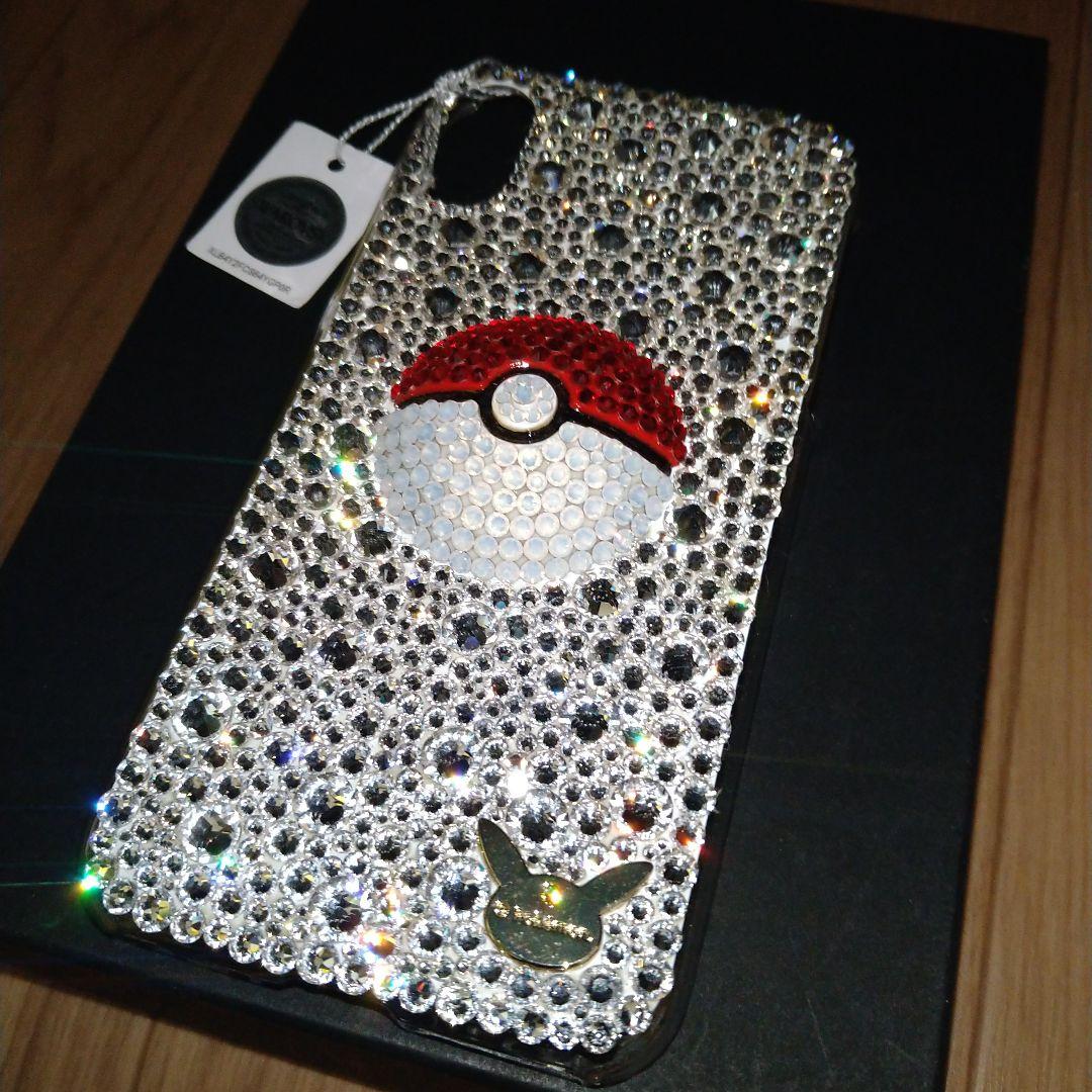 スワロフスキークリスタル　ポケモンスマホケース