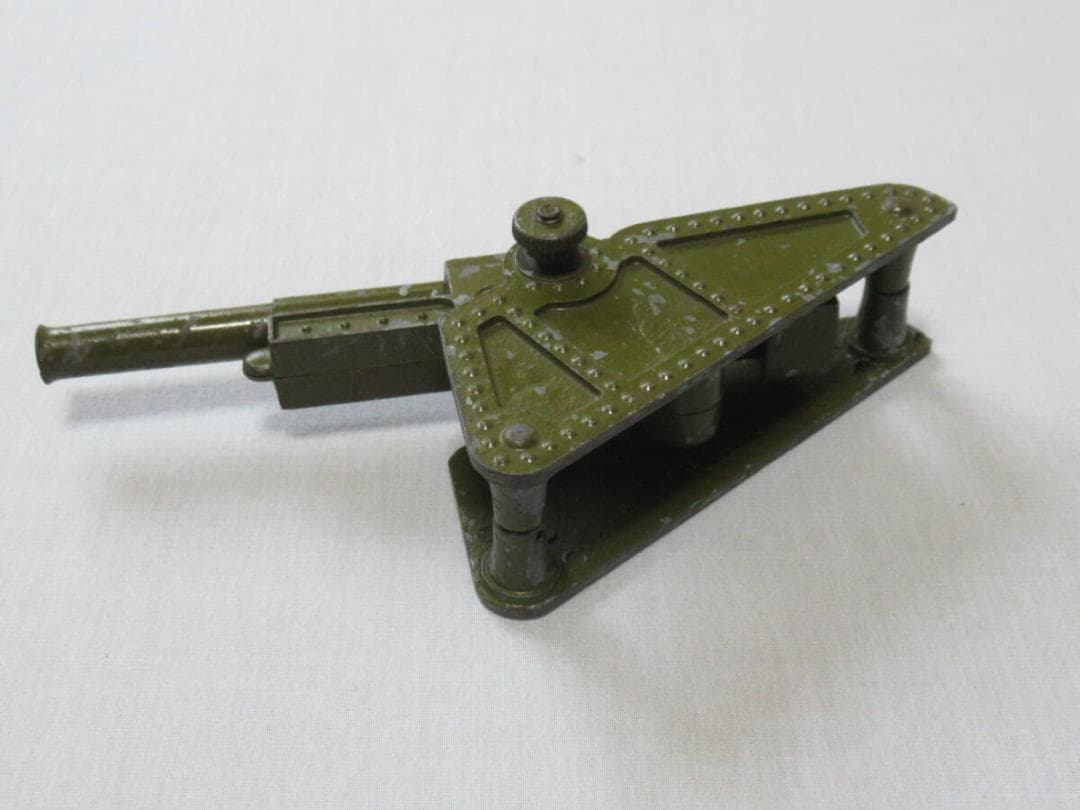 ◆希少 美品 1950年代 日本製！アンチモニー製 高射砲 玩具/おもちゃ