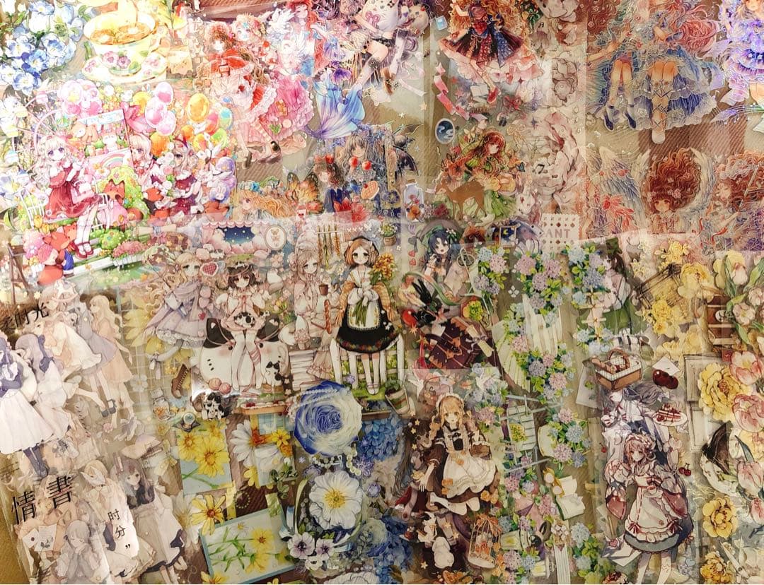 超大量❣️【海外マステ 700g超】カットマステ まとめ売り 装飾マステ人物マステ