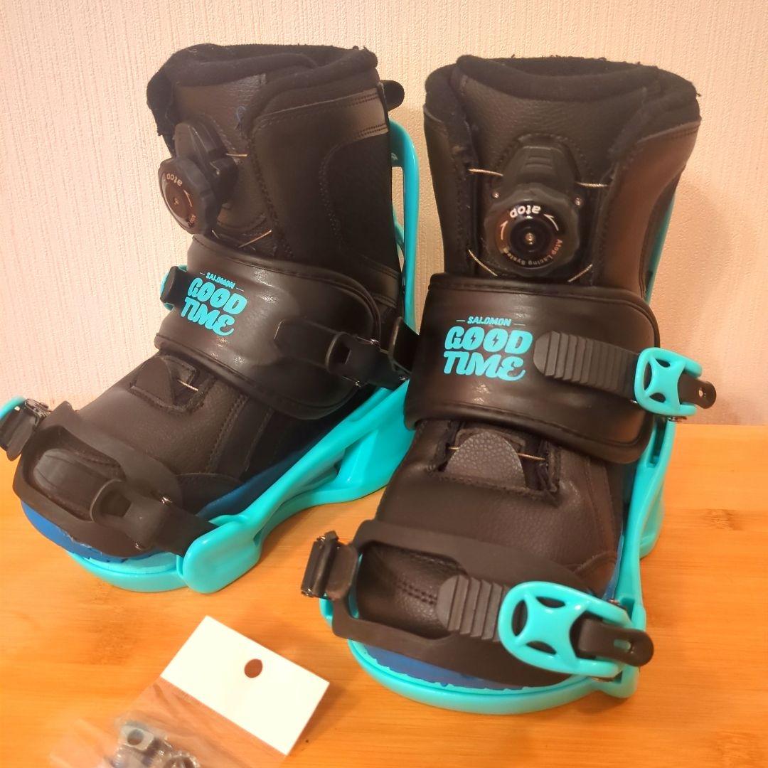 SALOMON キッズ　バインディング　 22cm スノーボード ブーツ