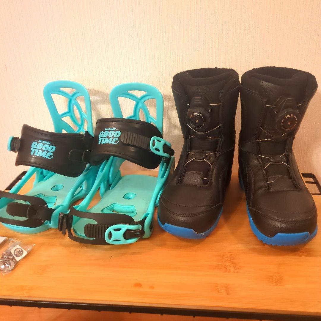 SALOMON キッズ　バインディング　 22cm スノーボード ブーツ