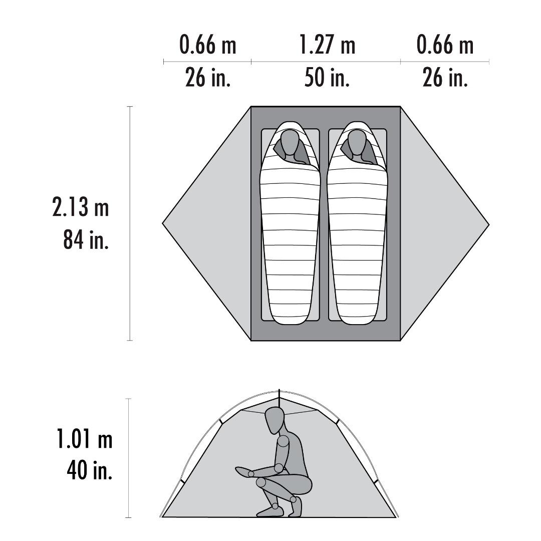 MSR Hubba Hubba 2【新品未使用】