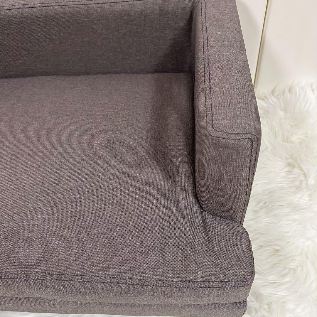 犬猫　ソファー　取り外し可　洗える　グレー　北欧　ペットソファー　子供用ソファー