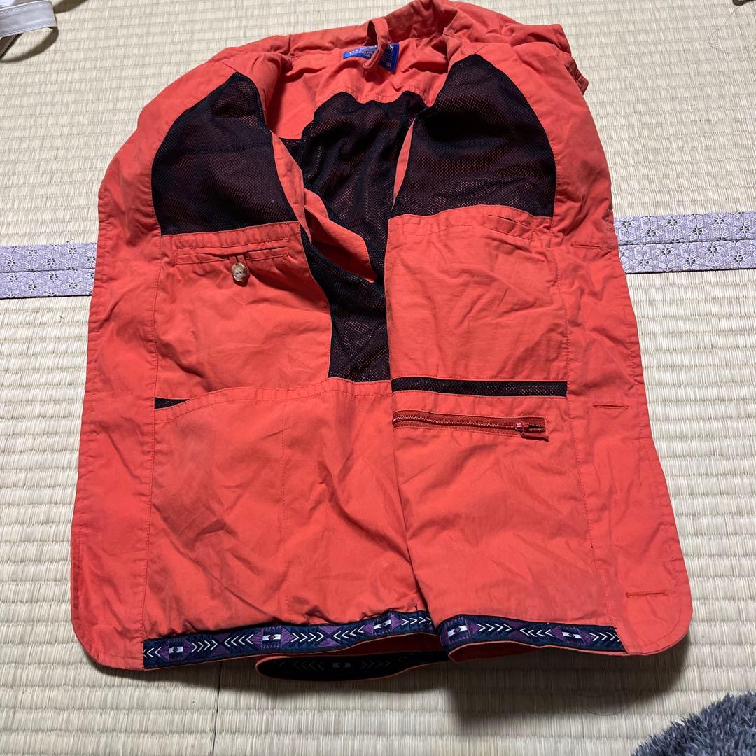 Pendleton フィッシングベスト S 大きめ　オレンジ