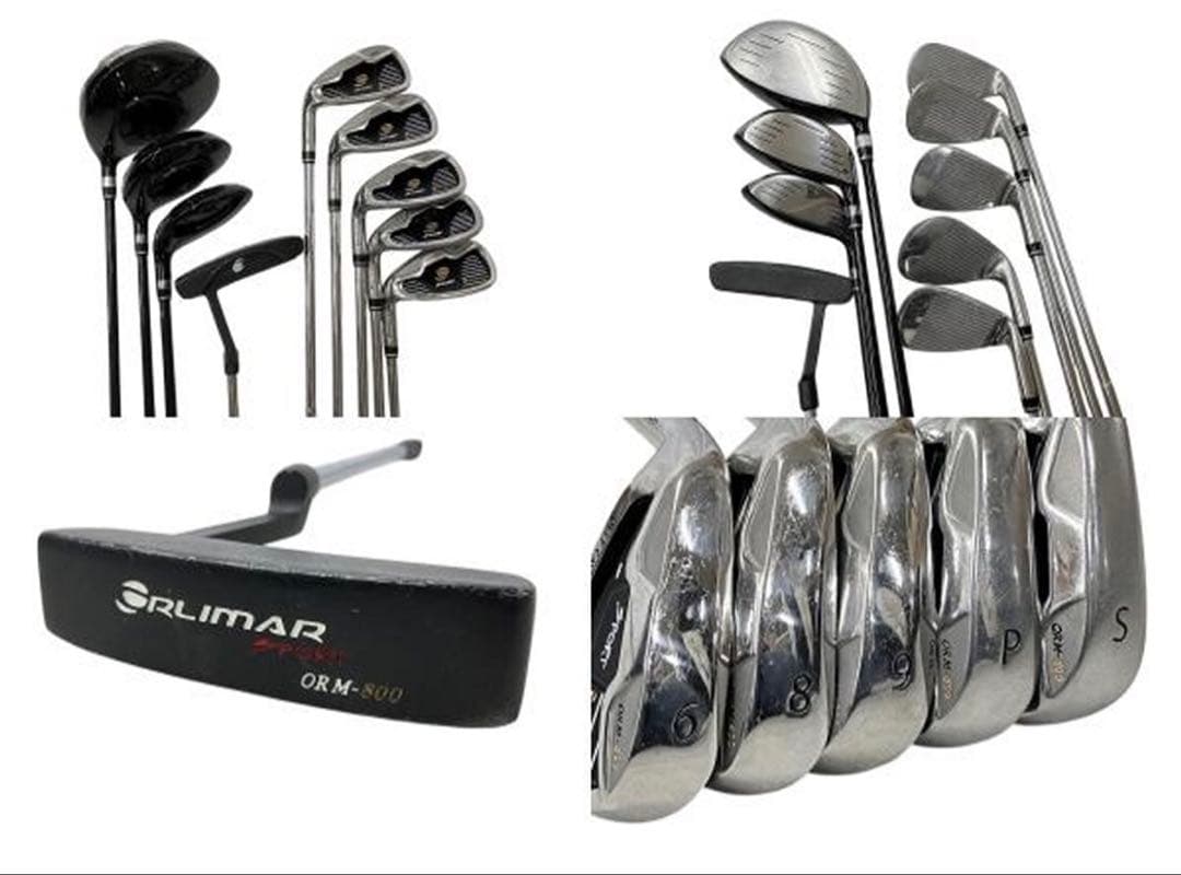 レフティ！美品　ORLIMAR ORM-900 男性左利きゴルフセットSR