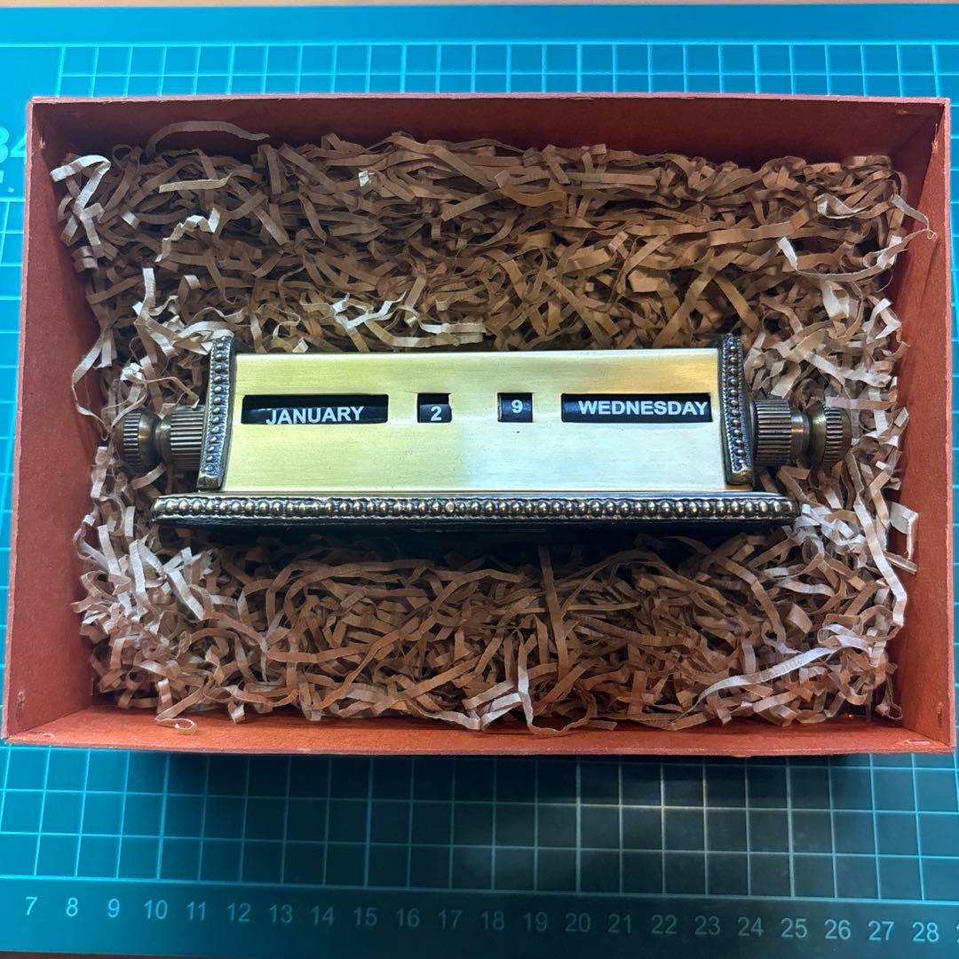 DULTON Dorado デスクトップカレンダー アンティーク調