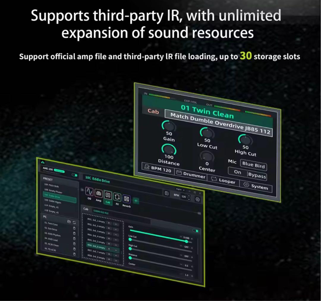 【1点限り】Audota Ame-200 マルチエフェクター