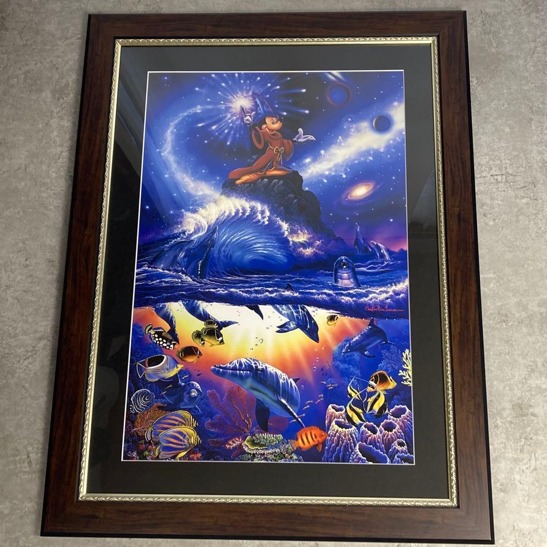 ラッセン　ディズニー　コラボ作品　ソーサラー・オブ・ザ・シーズ　ディズニー