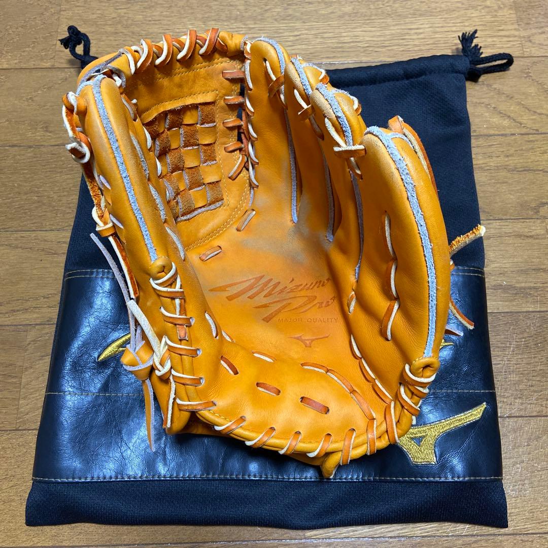 ミズノプロ 軟式グローブ 収納袋付き