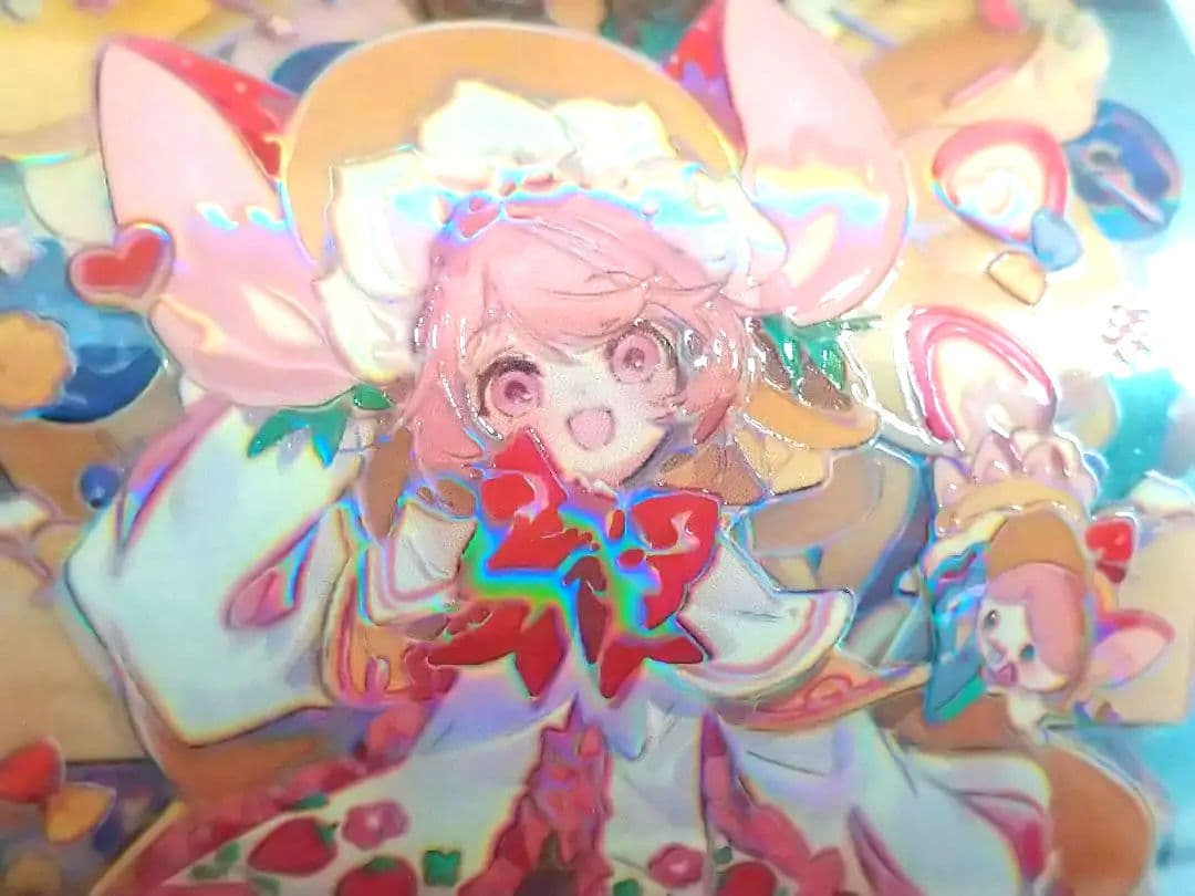 J17＃Jingle Bells(立体虹光)切り売り海外人物マステ