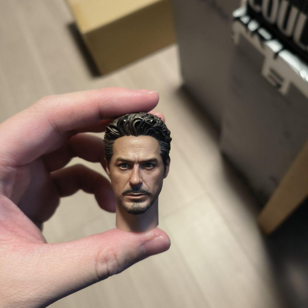 トニー・スターク フィギュアヘッド 1/6 訳あり特別価格！