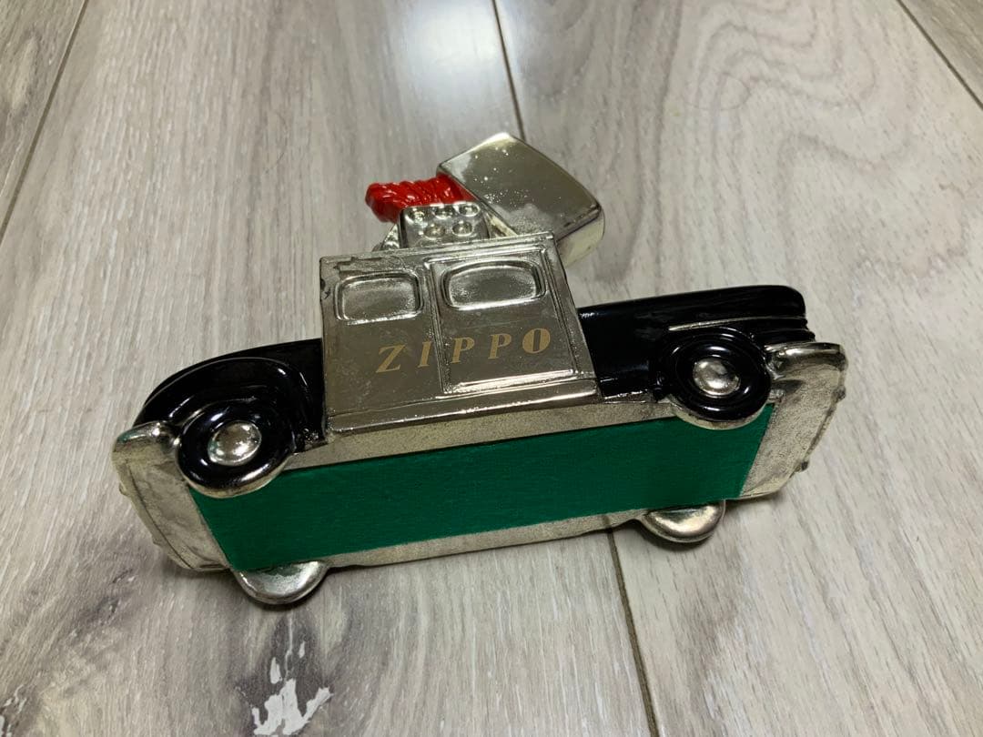 必見 Zippoジッポカー ZIPPO付 未使用品 ビンテージ 美品