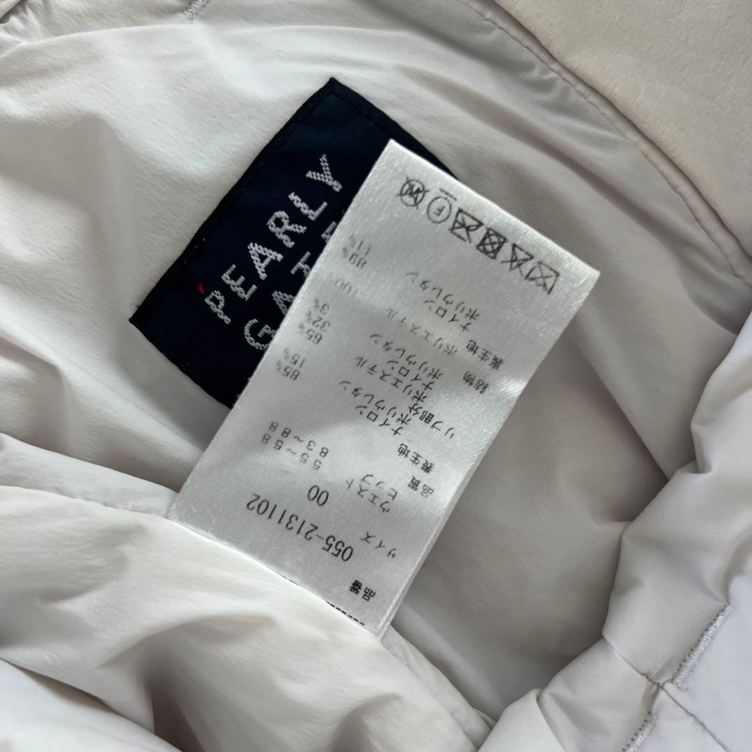 PEARLY GATES パーリーゲイツ　中綿入り　ダウンパンツ　00 XS 白