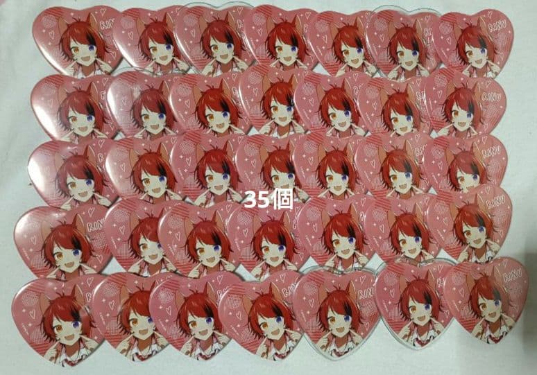 すとぷり　莉犬　缶バッチ　すとまじ　いちご文化祭　ハートの缶バッチ