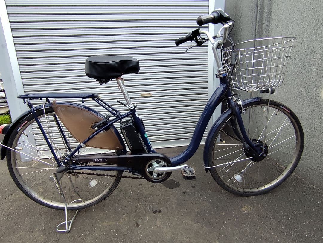 ブリヂストン　フロンティア　ベルト駆動チェーン交換不要　電動アシスト自転車