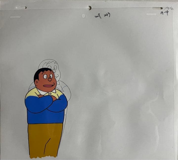 ドラえもん　のび太・ジャイアン・しずか・スネ夫 セル画20枚＋原画セット