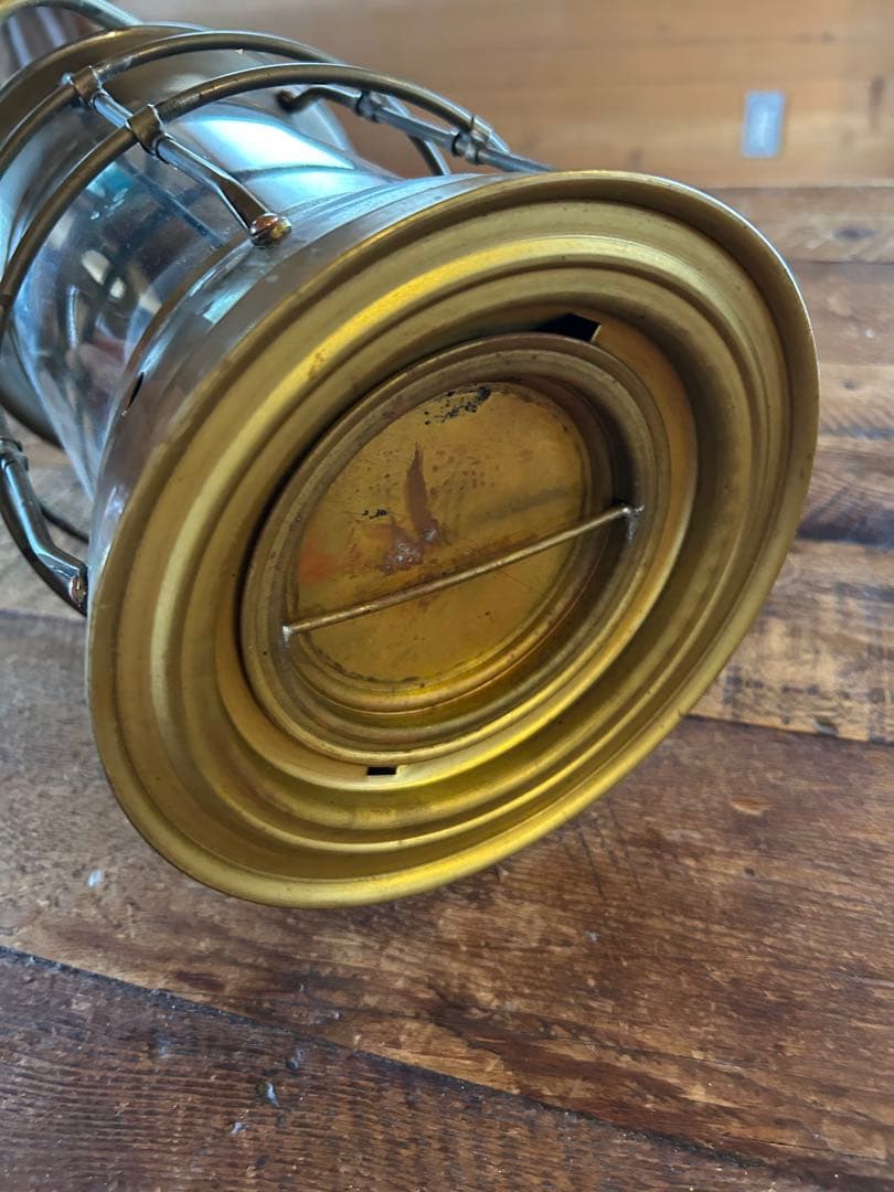 オイルランタン　アンカー　アンティーク　ランプ　真鍮