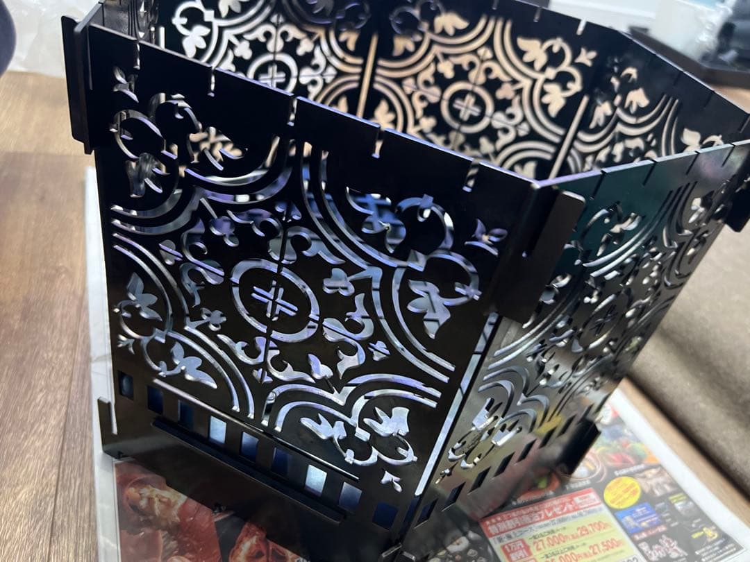 damage mark ROCA 焚き火台 アウトドア キャンプ ソロ 焚火 炎