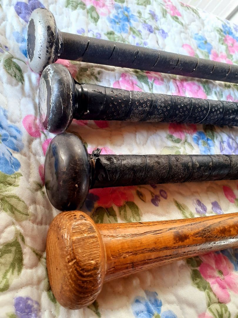 野球バット４本セット♪ ブラックキャノンZ他 ZETT イグニオ ミズノ 軟式