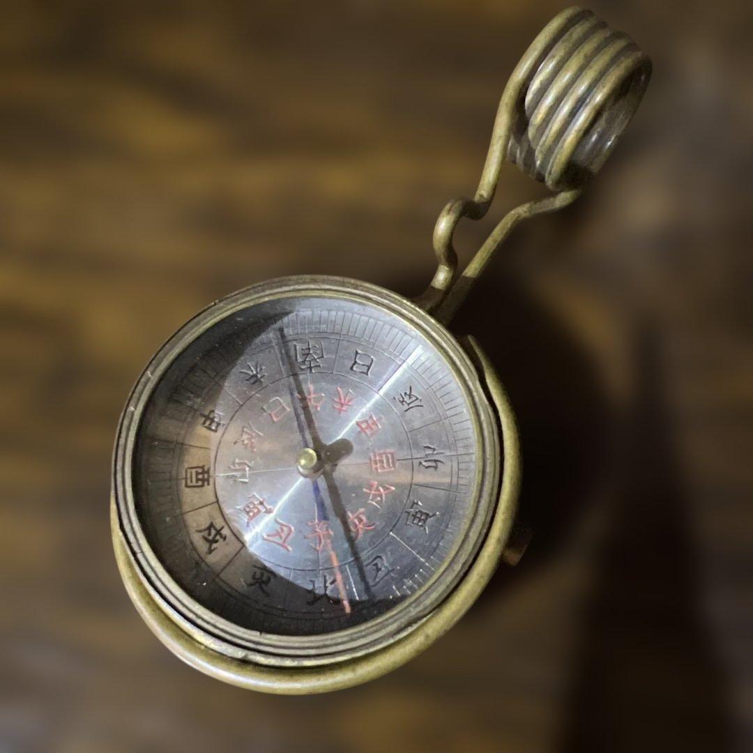 希少 明治時代～大正時代　十二支　方位磁石　コンパス