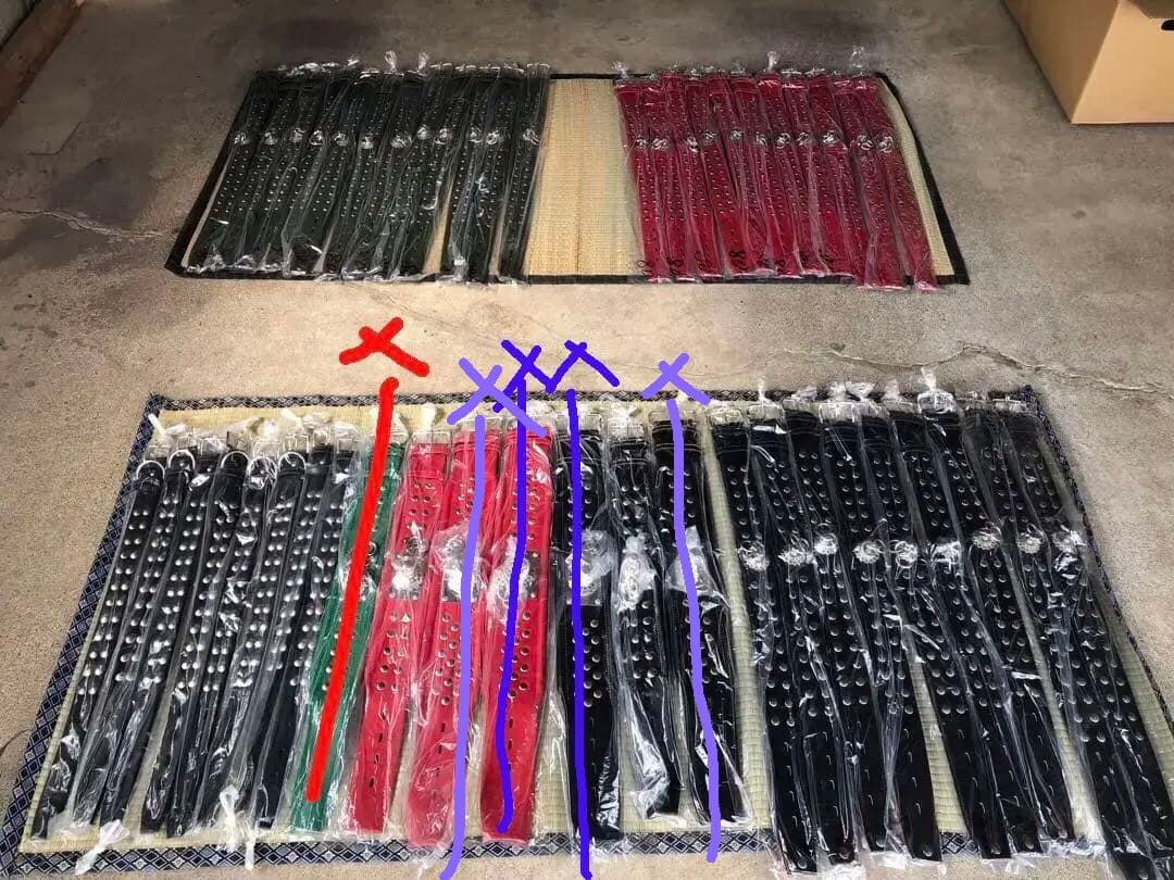 スタッズデザイン　犬　首輪（複数色）大型犬