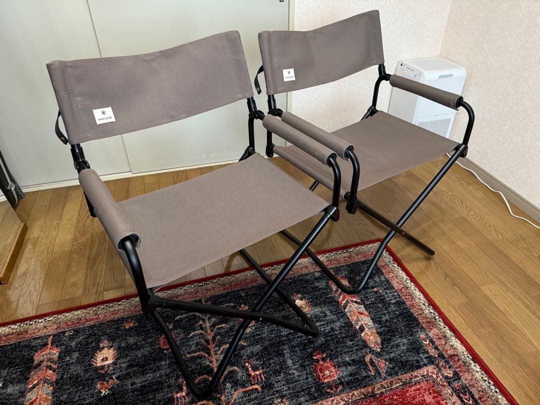 スノーピーク　FDチェアワイド　グレー2脚セット