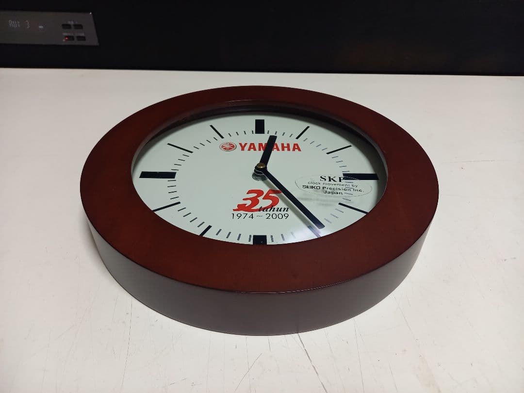 非売品　ヤマハ　ノベルティ　セイコー　プレシジョン　壁掛け時計