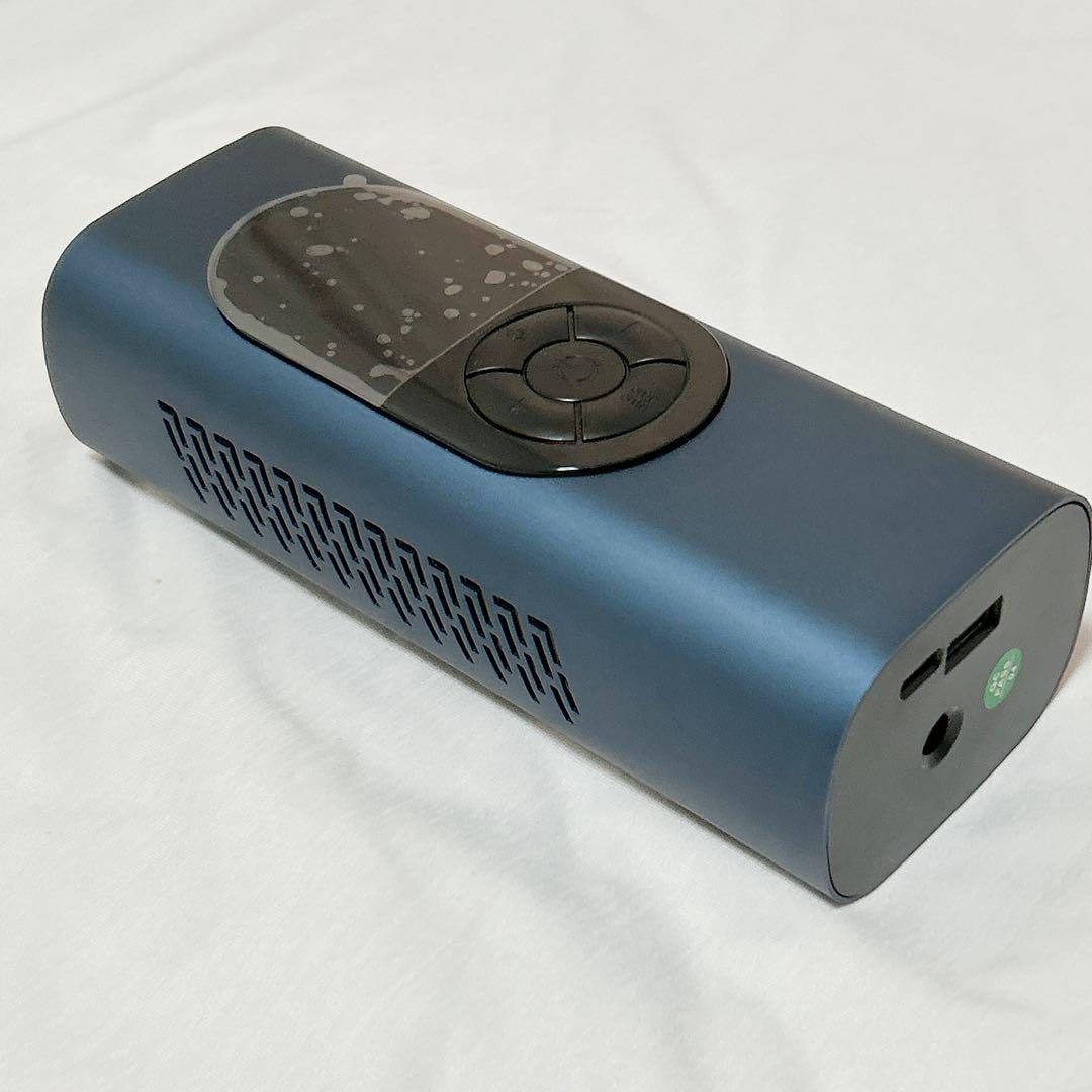 ★電動空気入れ 簡単 空気入れ コードレス 充電式 ポータブルエアポンプ 青