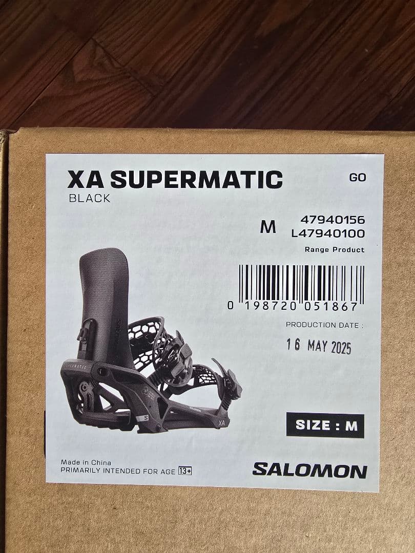 SALOMON SUPERMATIC スノーボードビンディング