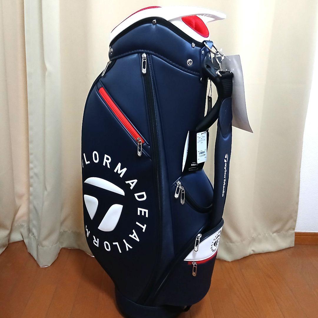 【新品未使用】テーラーメイド サークルロゴ キャディバッグ　ネイビー